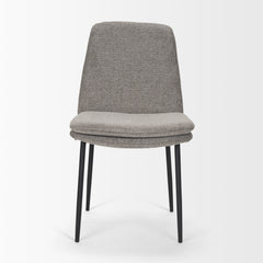 Eve Gray/Black Curved Back Dining Side Chair (Set of 2) - Ornate Home