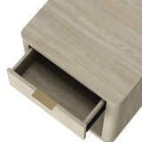 Evelyn 20" 1 Drawer Nightstand in Natural - Ornate Home