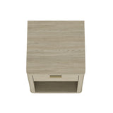 Evelyn 20" 1 Drawer Nightstand in Natural - Ornate Home