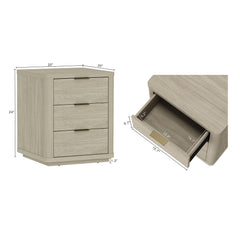 Evelyn Nightstand in Natural - Ornate Home