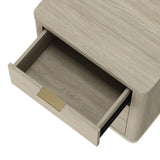 Evelyn 20" 3 Drawers Nightstand in Natural - Ornate Home