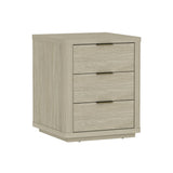 Evelyn 20" 3 Drawers Nightstand in Natural - Ornate Home