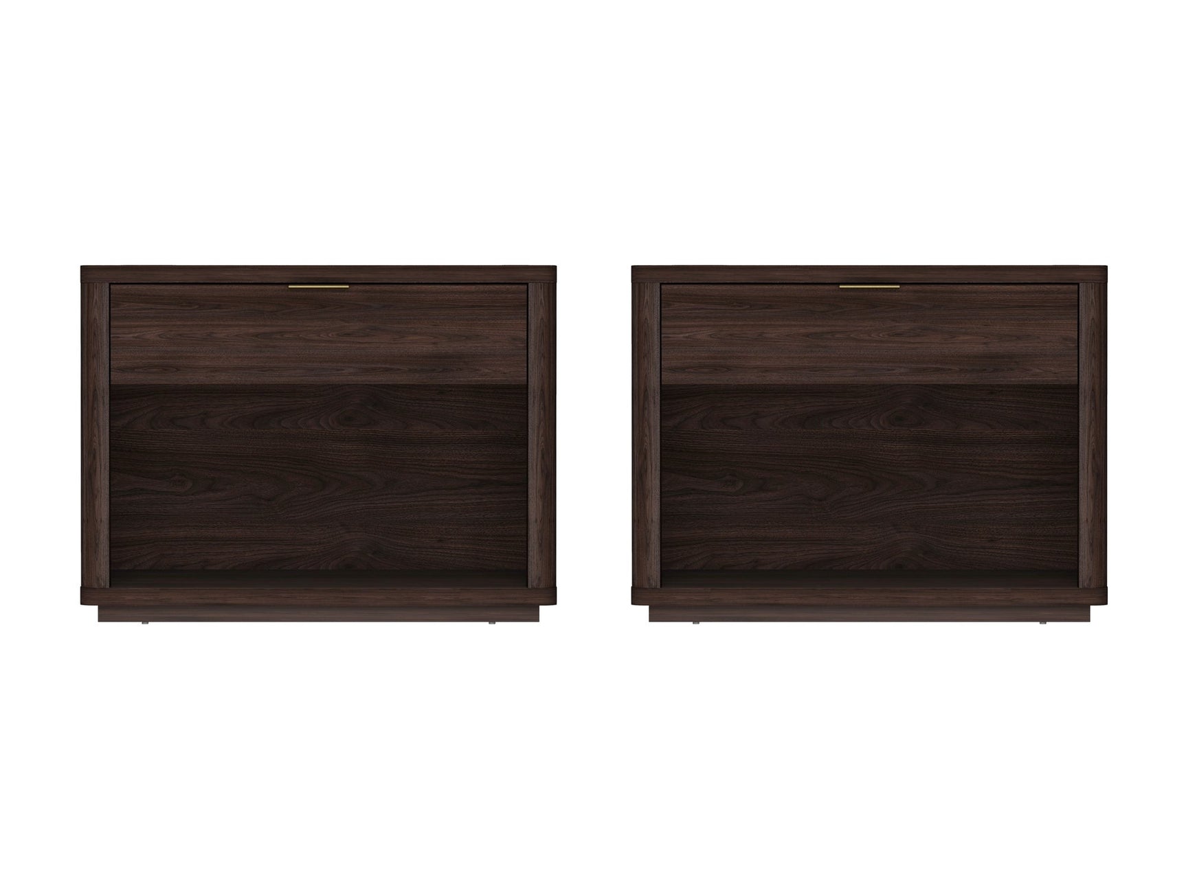 Evelyn 32" Nightstand 2.0 in Brown (set of 2) - Ornate Home