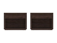 Evelyn 32" Nightstand 2.0 in Brown (set of 2) - Ornate Home