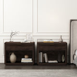 Evelyn 32" Nightstand 2.0 in Brown (set of 2) - Ornate Home