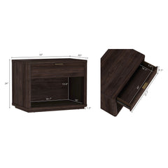 Evelyn 32" Nightstand 2.0 in Brown (set of 2) - Ornate Home