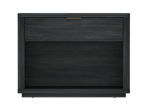 Evelyn 32" Nightstand 2.0 in Charcoal Grey - Ornate Home