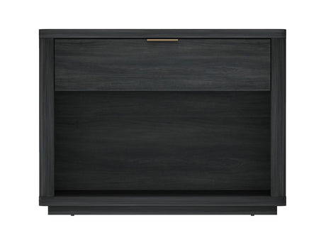 Evelyn 32" Nightstand 2.0 in Charcoal Grey - Ornate Home