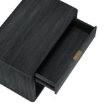 Evelyn 32" Nightstand 2.0 in Charcoal Grey - Ornate Home