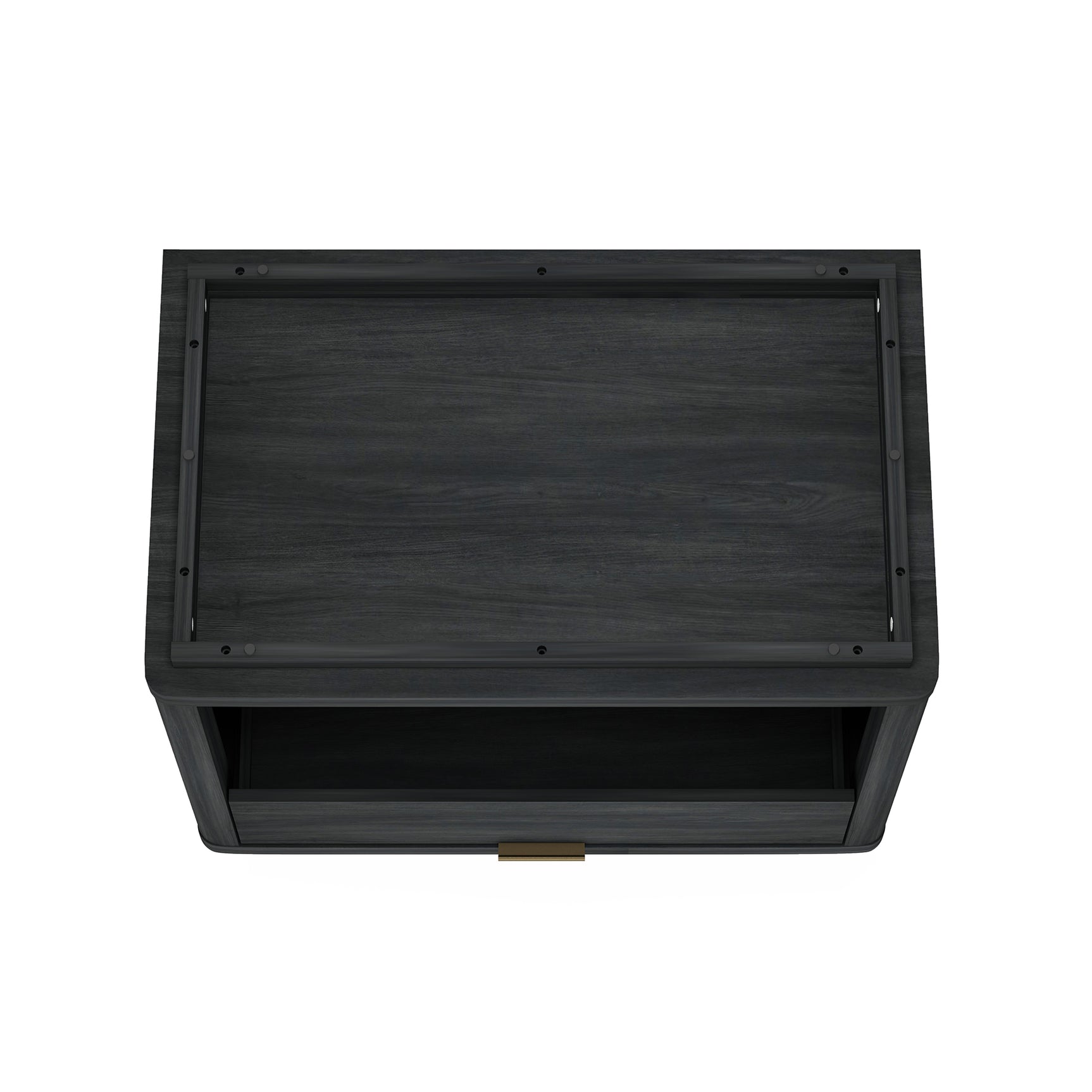 Evelyn 32" Nightstand 2.0 in Charcoal Grey - Ornate Home