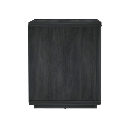 Evelyn 32" Nightstand 2.0 in Charcoal Grey (set of 2) - Ornate Home