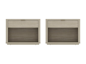 Evelyn 32" Nightstand 2.0 in Natural (set of 2) - Ornate Home