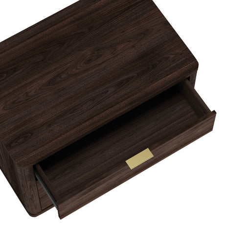 Evelyn 32" Nightstand 4.0 in Brown - Ornate Home