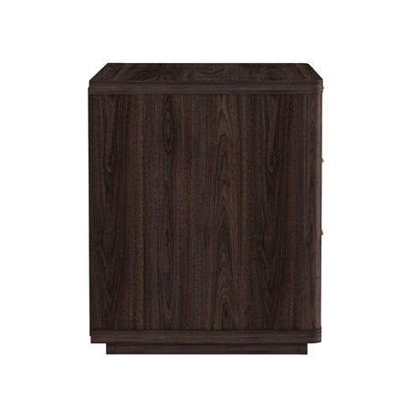 Evelyn 32" Nightstand 4.0 in Brown (set of 2) - Ornate Home