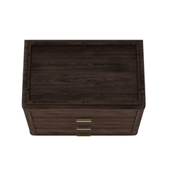 Evelyn 32" Nightstand 4.0 in Brown (set of 2) - Ornate Home