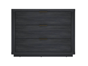 Evelyn 32" Nightstand 4.0 in Charcoal Grey - Ornate Home