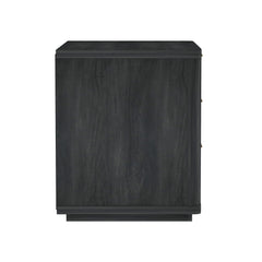 Evelyn 32" Nightstand 4.0 in Charcoal Grey - Ornate Home