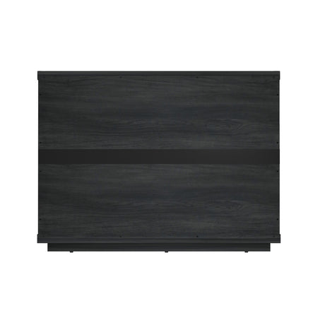 Evelyn 32" Nightstand 4.0 in Charcoal Grey - Ornate Home