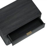 Evelyn 32" Nightstand 4.0 in Charcoal Grey (set of 2) - Ornate Home