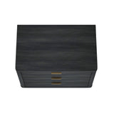 Evelyn 32" Nightstand 4.0 in Charcoal Grey (set of 2) - Ornate Home