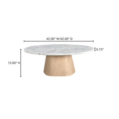 Evelyn Ashen Grey Coffee Table - Ornate Home