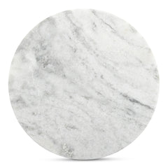 Evelyn Ashen Grey Marble Accent Table - Ornate Home
