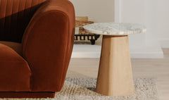 Evelyn Green Onyx Marble Accent Table - Ornate Home