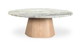 Evelyn Green Onyx Marble Coffee Table - Ornate Home