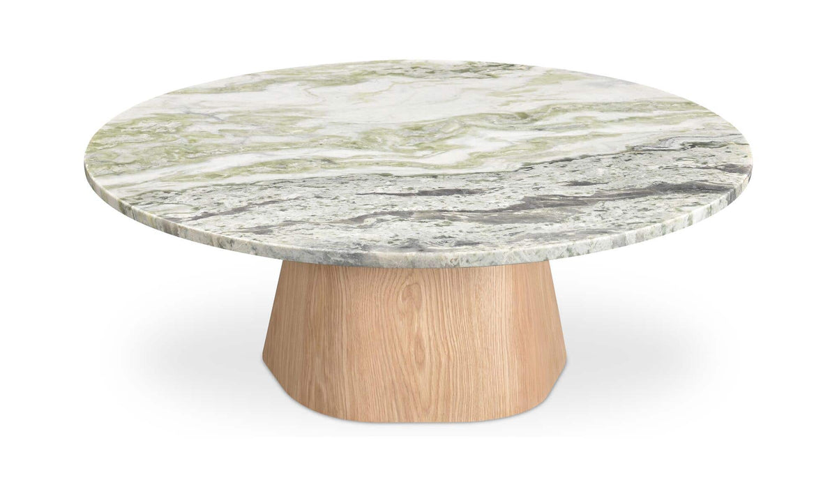 Evelyn Green Onyx Marble Coffee Table - Ornate Home