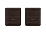 Evelyn Nightstand in Brown (set of 2) - Ornate Home