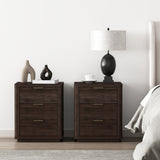 Evelyn Nightstand in Brown (set of 2) - Ornate Home
