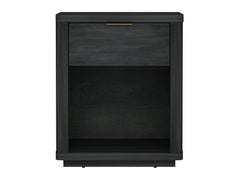 Evelyn Nightstand in Charcoal Grey - Ornate Home