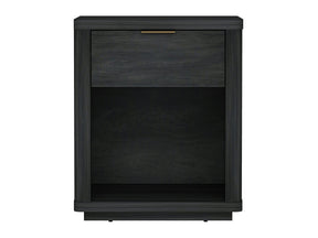 Evelyn Nightstand in Charcoal Grey - Ornate Home