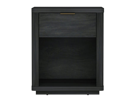 Evelyn Nightstand in Charcoal Grey - Ornate Home