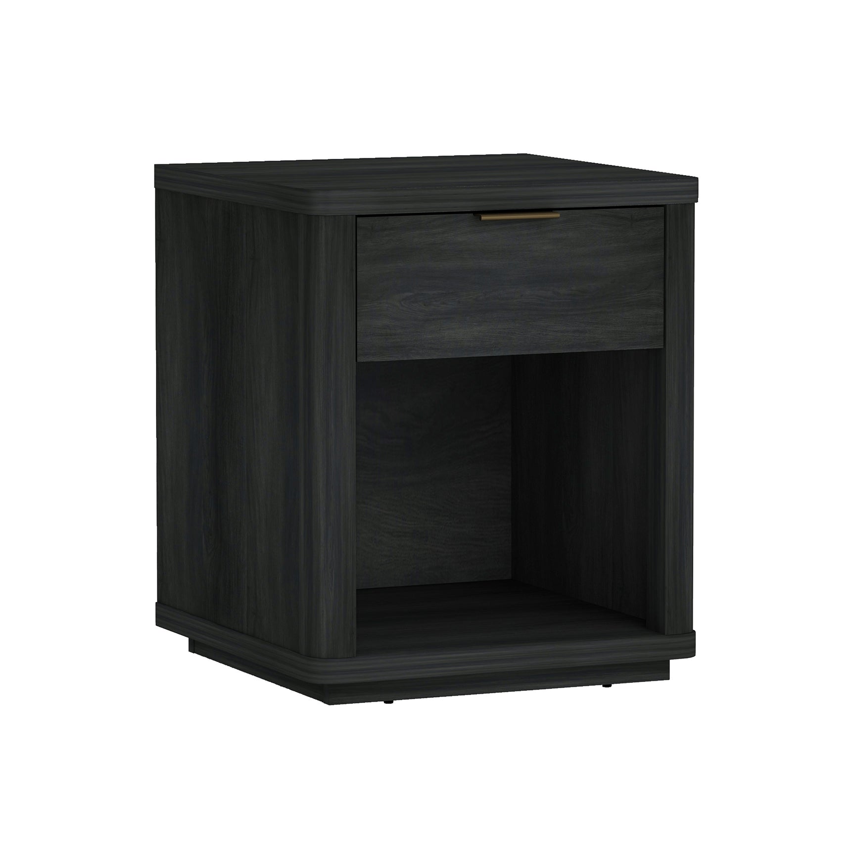 Evelyn Nightstand in Charcoal Grey - Ornate Home