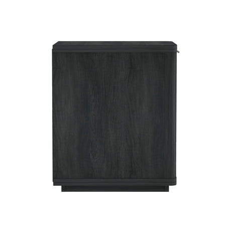 Evelyn Nightstand in Charcoal Grey - Ornate Home