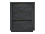 Evelyn Nightstand in Charcoal Grey - Ornate Home