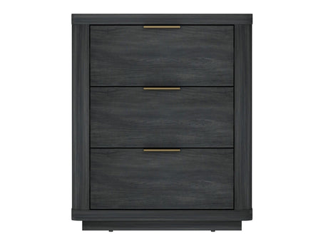 Evelyn Nightstand in Charcoal Grey - Ornate Home