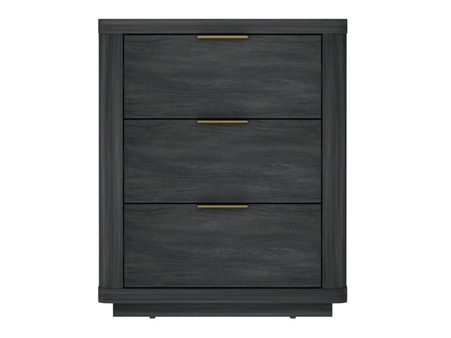 Evelyn Nightstand in Charcoal Grey - Ornate Home