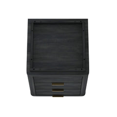 Evelyn Nightstand in Charcoal Grey - Ornate Home