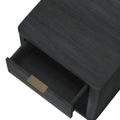 Evelyn Nightstand in Charcoal Grey (set of 2) - Ornate Home