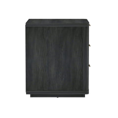 Evelyn Nightstand in Charcoal Grey (set of 2) - Ornate Home
