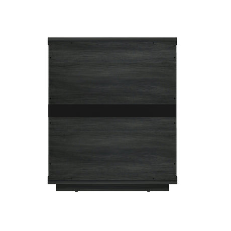 Evelyn Nightstand in Charcoal Grey (set of 2) - Ornate Home