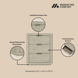 Evelyn Nightstand in Natural - Ornate Home