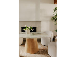 Evelyn Onyx Marble Dining Table - Ornate Home