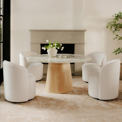 Evelyn Onyx Marble Dining Table - Ornate Home