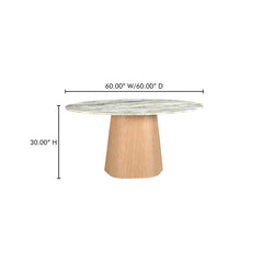 Evelyn Onyx Marble Dining Table - Ornate Home