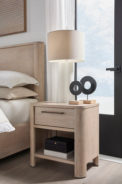 Evelyn Saltwood 1-Drawer Nightstand - Ornate Home