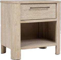 Evelyn Saltwood 1-Drawer Nightstand - Ornate Home