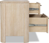 Evelyn Saltwood 2-Drawer Nightstand - Ornate Home
